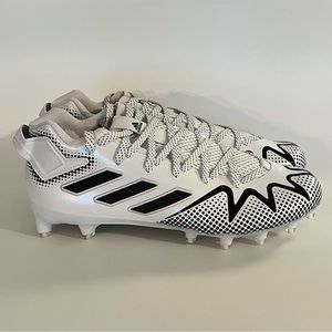 Adidas Freak 22 Team White Black GX4066 Men's Size 9.5 Football Cleats